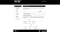 Desktop Screenshot of help.thehut.com